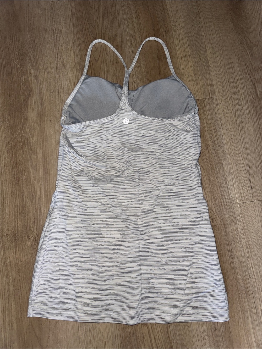 lululemon athletica Light Gray Heather Built-In Bra Camisole